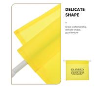 Healeved Panneau D’Avertissement de Nettoyage Extensible Jaune 55-90 CM Banderole de Sécurité Suspendue pour Porte de Toilettes Signalisation Haute Visibilité pour Lieux de Travail