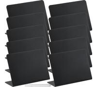 Healeved Panneau D'affichage Vertical Noir en Pvc Stable et Effaçable, Tableau Mémo L-shaped pour Parties et Décoration de Plantes