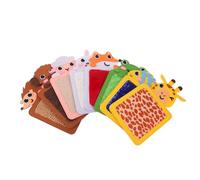 Healeved Panneau mural sensoriel 8 pièces | Tapis texturés animaux | Jouets sensoriels texturés pour enfants autistes, aires de jeux, activités d'apprentissage et d'apaisement pour