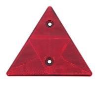 Healeved Panneau Triangulaire de Signalisation Routière Réfléchissant Plastique Solide Trous Pré-Percés Triangle de Sécurité pour Camion et Remorque Visibilité Nocturne Élevée