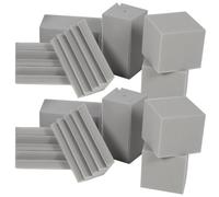 Healeved Panneaux Acoustiques Pièges à Basses 16pcs Mousse Éponges de Cubes pour Isolation Phonique et Acoustique Studio Concert Bruit