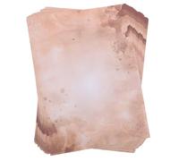 Healeved Papier à Lettres Vintage A4 Imprimé Recto Verso 100 Feuilles Rétro Papeterie Papier pour Fabrication de Cartes et Journal Intime Loisirs Créatifs et Correspondance Authentique