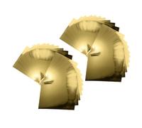 Healeved Papier Cartonné Métallisé Doré A4 Effet Miroir 50 Feuilles pour Loisirs Créatifs Scrapbooking Pliage et Emballage Papier Facile à Plier DIY Garçon et Filles et Projets Manuels