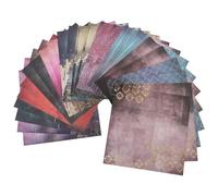 Healeved Papier de Fond Décoratif pour Scrapbooking 152 X 152 CM Motifs Créatifs DIY Lot de Feuilles pour Album Photo et Journal Intime Décoration Artisanale et Fabrication de Cartes