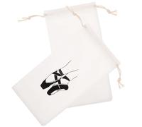 Healeved Paquet de Danse pour Petite Fille 2 Pièces à Cordon Paquet de Ballet Classique Grosse Capacité pour Vêtements et Serviettes Adapté aux Cours de Danse et Courts Séjours