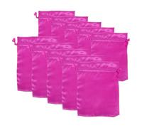 Healeved Paquet de Rangement pour Perruques avec Fermeture à Cordon 10pcs en Satin Élégant et Pratique pour Extensions de Cheveux, pour Voyage et Soin Capillaire