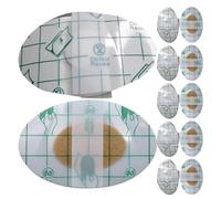 Healeved Patchs Auriculaires Imperméables Jetables pour Bébé Protections Auditives en Film PU Doux Lot 80 Pièces Protection pour Bain Natation