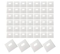 Healeved Patchs de Réparation Auto-adhésifs pour Stores Verticaux, 60 Pièces Transparentes, Compatibles Vinyle et Tissu, Pièces de Rechange Solide pour Lamelles de Stores Verticaux,