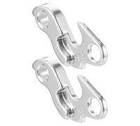 Healeved Patte de Dérailleur Arrière en Alliage d'Aluminium 2 Pièces Crochet de Cadre Vélo Compatible Route et VTT Rallonge pour Crochet de Queue Accessoire Pièces Détachées Vélo