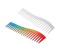 Healeved Peigne à Barbe Et Peigne à Cheveux Abs, Lot De 2, Taille Portable, Antistatique, Pour Hommes, Usage Quotidien Et Coiffure à Domicile