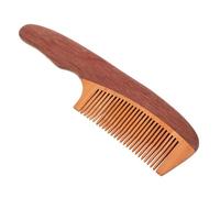 Healeved Peigne Barbe Homme Compact Pour Poche Coiffage Cheveux Et Entretien Barbe Moustache Bois Naturel