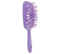 Healeved peigne brosse à boucles pour cheveux bouclés mouillés brosse à cheveux pour x bouclés démêlante Outil de coiffure des femmes paille Violet,mauve