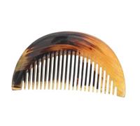 Healeved Peigne Corne de Massage Scalp Portable Peigne Démêloir à Dents Fines Compact Voyage Soin Doux pour Cheveux