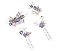 Healeved Peigne De Cheveux Mariage Avec Épingles Peigne à Insérer Pour Mariée Baguette Cheveux Pour Fête Bal Fiançailles Anniversaire