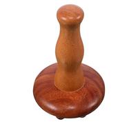 Healeved Peigne de Massage Abdominal en Bois de Santal 12 Dents, Masseur Corporel Manuel Multifonction pour Points de Pression, Soulagement Musculaire, Usage Portable à Domicile Voyage,