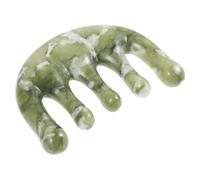 Healeved Peigne De Massage Jade Outil De Soins Capillaires Détente Pour Cheveux Fins Et Démêlés