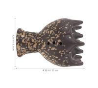 Healeved Peigne De Moxibustion Pour Chevelu Massage Du Chevelu Masseur Céramique Peigne De Massage Guasha Pour Tête