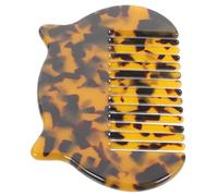 Healeved Peigne Démêlant Anti-statique Acétate Avec Design Écaille Et Oreilles De Chat Peigne Compact De Voyage Pour Femmes Pratique Et Élégant Pour Coiffage Rapide
