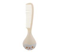 Healeved Peigne démêlant en plastique - Petite brosse à cheveux à dents fines avec poignée en gobelet Peigne de sac portable Démêlant de voyage portable pour cheveux pour femmes Style humide et