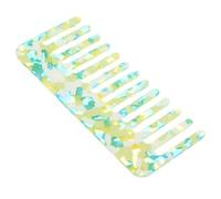 Healeved Peigne Démêlant Portable Acétate Peigne à Cheveux Pour Hommes Et Femmes Pour Cheveux Bouclés Et Frisés Détangling Comb Vert