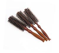 Healeved Peigne Pour Femmes Poils De Sanglier Brosse Ronde Rangées Pour Cheveux Soyeux Accessoire Coiffure Effet Massage Chevelu Et Démêlage