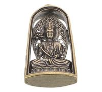Healeved Pendentif Amulette Bouddhiste en Laiton Vintage pour Bijoux DIY | Breloque Décorative à Suspendre, Pièce Élégante pour Décoration Religieuse, Usage Maison et Création