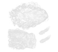 Healeved Perruque Costume Père Blanche avec Barbe Longue et Sourcils Cosplay Sécurisé et Confortable pour Adultes Accessoires pour Fête et Déguisement