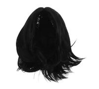 Healeved Perruque Courte Noire Pour Femme Perruque Bob Droite Pour Cosplay Halloween Et Fête