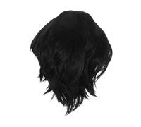 Healeved Perruque Courte pour Femmes Style Anime Cheveux Synthétiques de Résistante Chaleur Perruque de Déguisement pour Cosplay et Fêtes