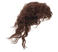 Healeved Perruque homme années 80 - Perruque bou de 45 cm de long, style rockeur, coupe mulet, idéale pour un déguisement punk rock, Halloween, cosplay, soirées disco années 70/80,