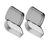 Healeved Petite Boîte en Métal avec Couvercle pour Palette de Vernis à Et Aquarelle Boîte de Rangement Organisée pour Les Voyages