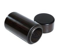 Healeved Petite Urne Funéraire en Bois de Violette Urne Décorative Compacte 3,8 X 7,6 Cm Boîte D'urnes Funéraires pour Cendres Humaines et Animales Portable pour Usage Commémoratif