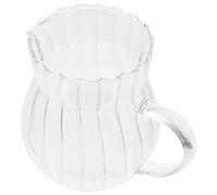 Healeved Pichet à Lait Multi-usage Facile à Nettoyer en Verre pour Jus et Café, pour Restaurants et Salons de Dessert