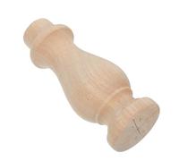 Healeved Pied de Table en Bois D’hévéa, Pied de Meuble Européen Sculpté, Marron, Forme Cylindrique Arrondie, Support Stable, pour Chambre et Salon, pour Garçon et Filles