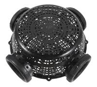 Healeved Piège à Écrevisses en Filet Réutilisable Cage de Pêche Compacte pour Crevettes Crabes et Anguilles 4 Entrées Léger et Résistant Accessoire Pêche Pratique