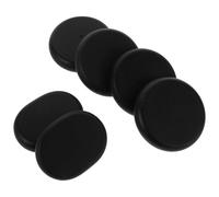 Healeved Pierres de Massage Chaudes en Basalte Naturelles Lisses, Lot de 6, pour Massages du Dos et Détente à Domicile Chauffe-Pierres