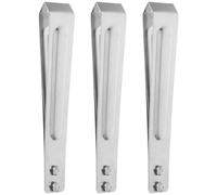 Healeved Pince à Éplucher Ail en Acier Inoxydable Argenté 3pcs, Outil Facile à Utiliser pour Peler Ail et Légumes, Accessoire Cuisine Pratique pour Garçon et Filles