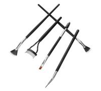 Healeved Pinceaux De Maquillage - Ensemble De 5 Pinceaux À Mascara Pinceau Festonné Pinceau À Sourcils Pour Extensions De
