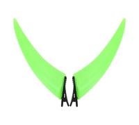 Healeved Pinces à Cheveux D'halloween en Plastique Cornes de Diable Vert Clair, Accessoire Coiffure Résistant et Réaliste pour Femmes Lors de Carnavals et Fêtes