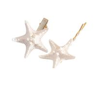 Healeved Pinces À Cheveux En Forme Détoile De Mer Faites À La Main Pour Filles Pinces À Cheveux De Princesse De Plage De Voyage De Sirène