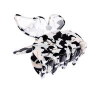 Healeved Pinces à Cheveux Pour Femmes Et Filles Grandes Taille En Acétate Lacté Motif Marbré, Accessoires, Maintien Confortable Pour Cheveux Fins à Épais, Coiffure Bureau Et Sorties