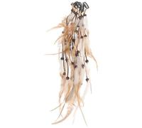 Healeved Pinces à Cheveux sans Abîmer Cheveux 6pcs Vintage Style Plumage Ethnique Confortables Accessoires pour Extensions et Cosplay Femme