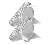 Healeved Pinces à Émailler en Acier Inoxydable Lot de 2 Outil Précis pour Trempage L’Émail Coloration et Émaillage de Poterie Accessoire Céramique pour Artistes et Amateurs