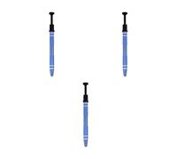 Healeved Pinces à Épiler pour Circuits Intégrés Ic 3 Pièces Bleu, Extracteur de Puces Électronique en Alliage D'aluminium et Plastique Antistatique, Outil Professionnel pour Réparation