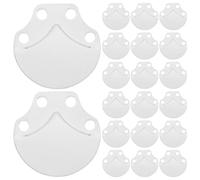 Healeved Plaques D’Écailles Métalliques Argentées 100 Pièces pour Fabrication D’Armures Médiévales Matériel à Assembler Soi-Même pour Costumes de Chevalier Accessoires Cosplay et