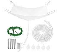 Healeved Plateau Entonnoir Protection des Fuites au Plafond 50x60 cm, Plastique, Déviateur de Goutte-à-Goutte de Plafond, Réponse Immédiate aux Fuites, Maison et Terrasse