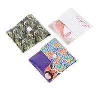 Healeved Pochette à Cendres Légère et Portable en Résine 3 Pièces pour Cendrier de Poche, pour Camping et Voiture Motif Unique et Design Élégant
