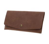 Healeved Pochette Cuir Synthétique Rétro pour Hommes Et Femmes Portefeuille à Double Pli avec Plusieurs Emplacements pour Cartes Portefeuille De Budget Réutilisable