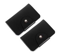 Healeved Pochette de Rangement pour Plaques de Nail de 2 Petite Taille Design Pratique pour Art des Ongles Paquet Élégant pour Manucure Fermeture à Bouton-Pression