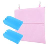 Healeved Pochette Isotherme Lapin, de Glace pour Lapin, 2 Pains de Glace réutilisables, Oxford, Anti-Condensation, Cage Lapin, Chinchilla, Hamster, Cochon d’Inde, Chaleur Estivale